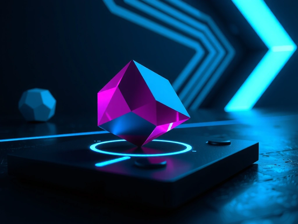 Abstract game art composition